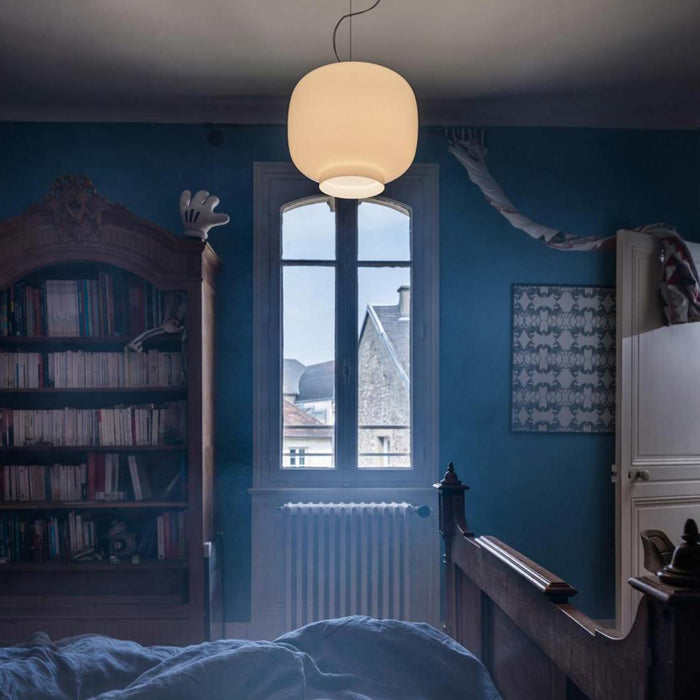 Chouchin 1 LED Pendant Light in bedroom.
