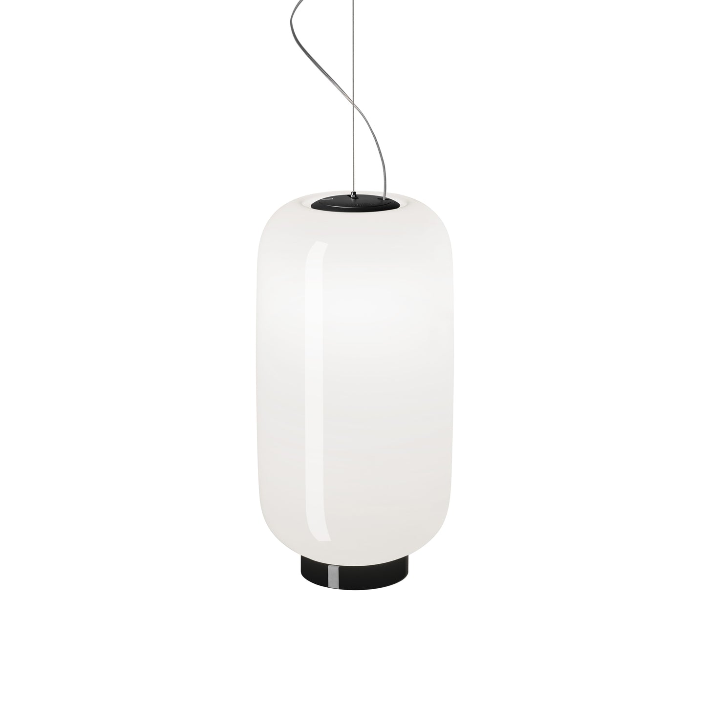 Chouchin Reverse 2 LED Pendant Light in Black.