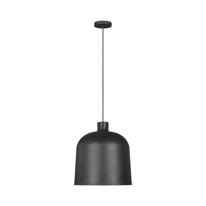 Foundry LED Pendant Light in Nightshade Black.