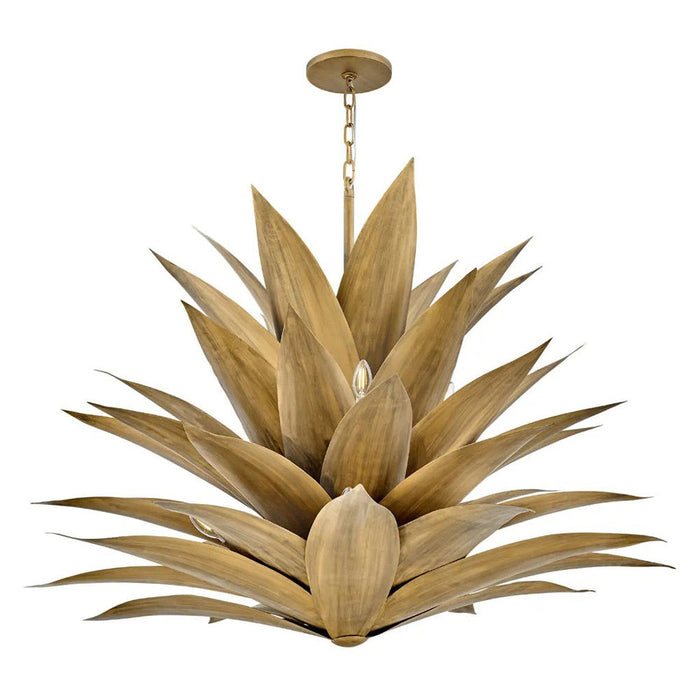 Agave Chandelier in Detail.
