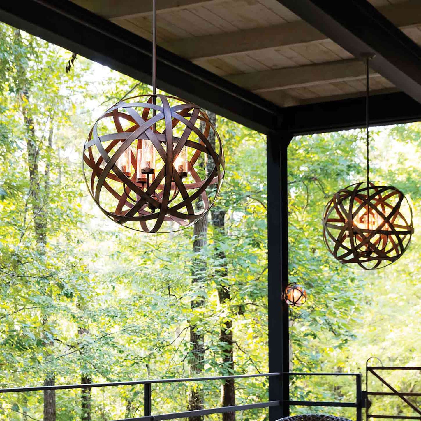 Carson Pendant Light Outside.