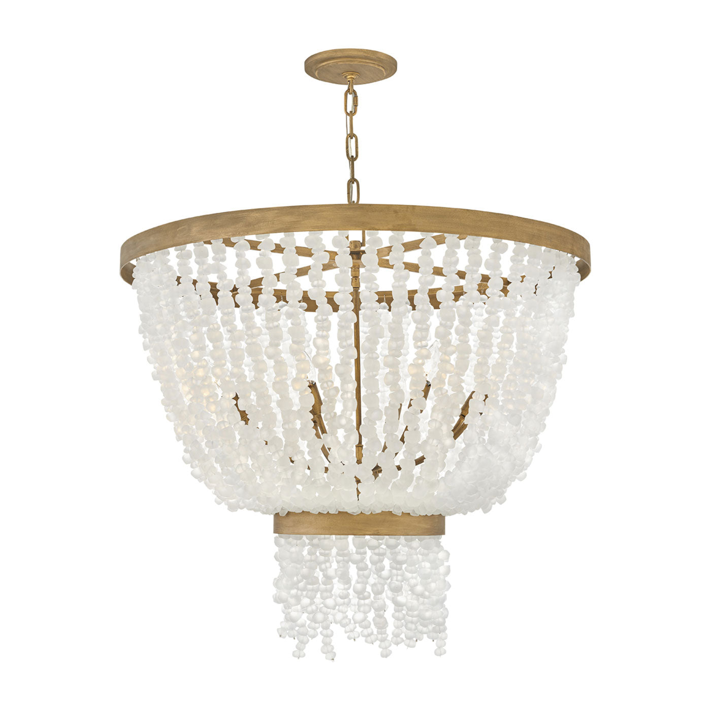 Dune Chandelier in Soft White (X-Large).