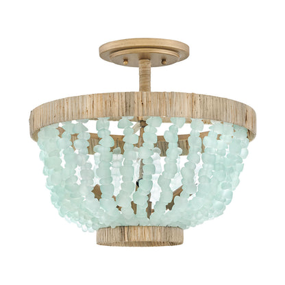 Dune Semi-Flush Mount Ceiling Light.