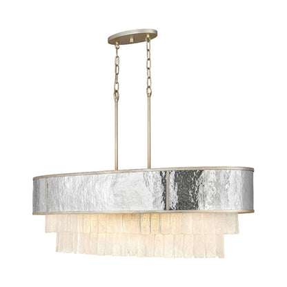 Reverie Drum Linear Pendant Light.