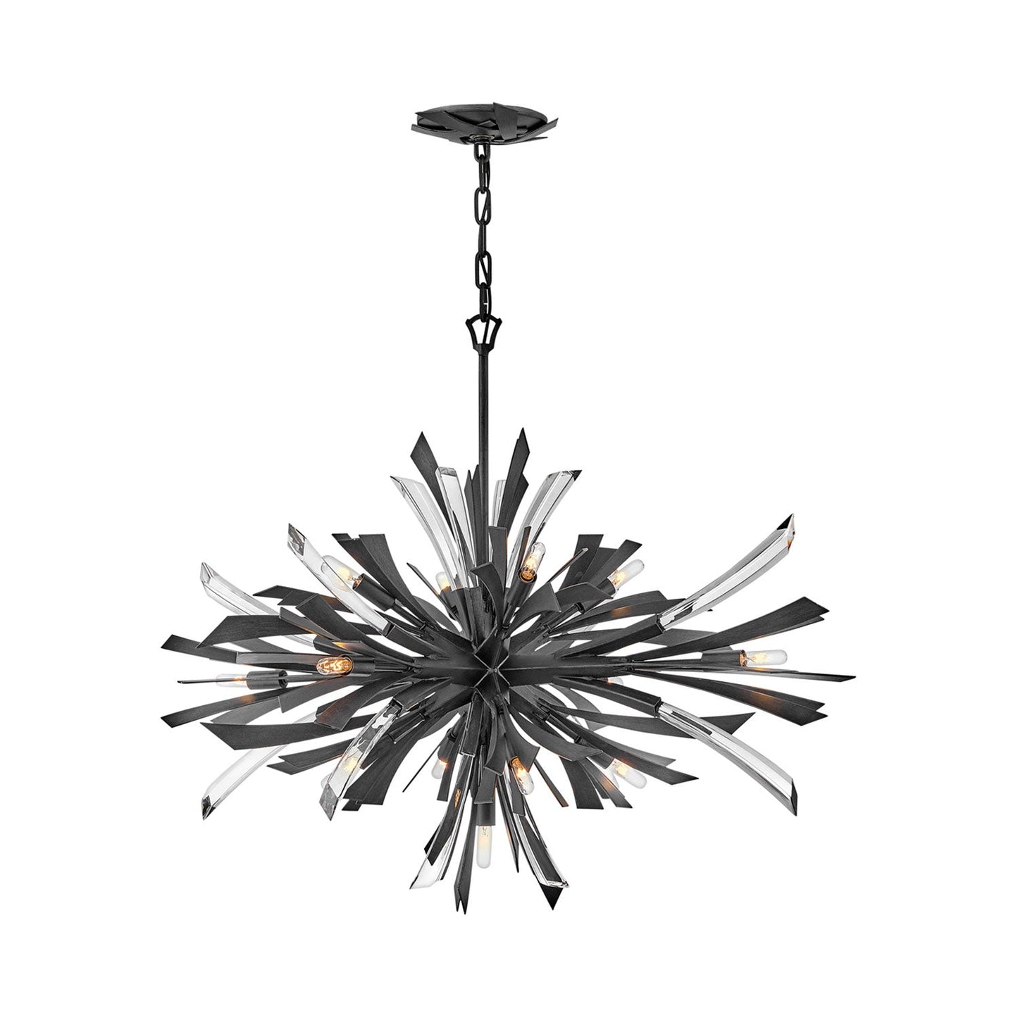 Vida Chandelier in Brushed Graphite (Medium).