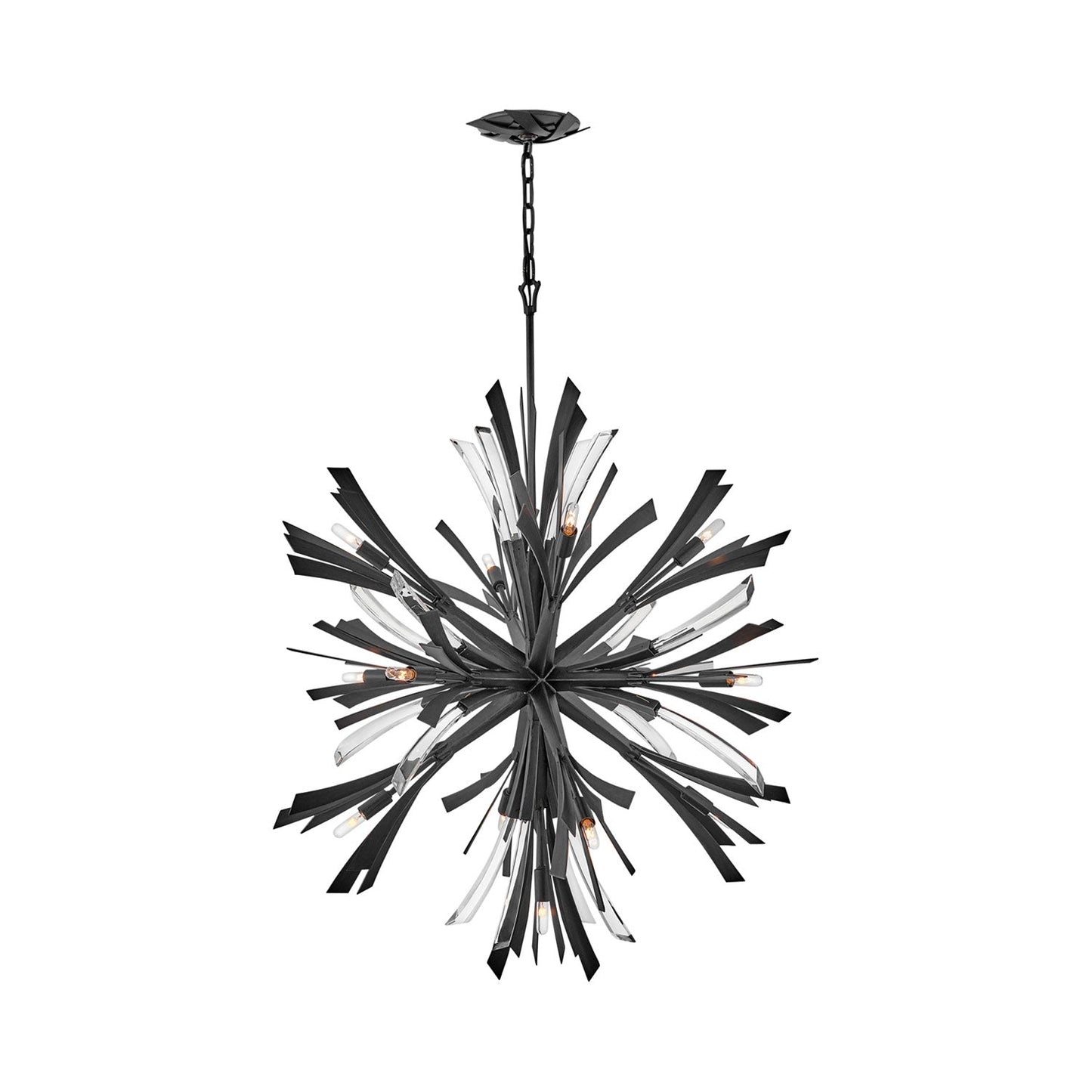 Vida Chandelier in Brushed Graphite (Large).