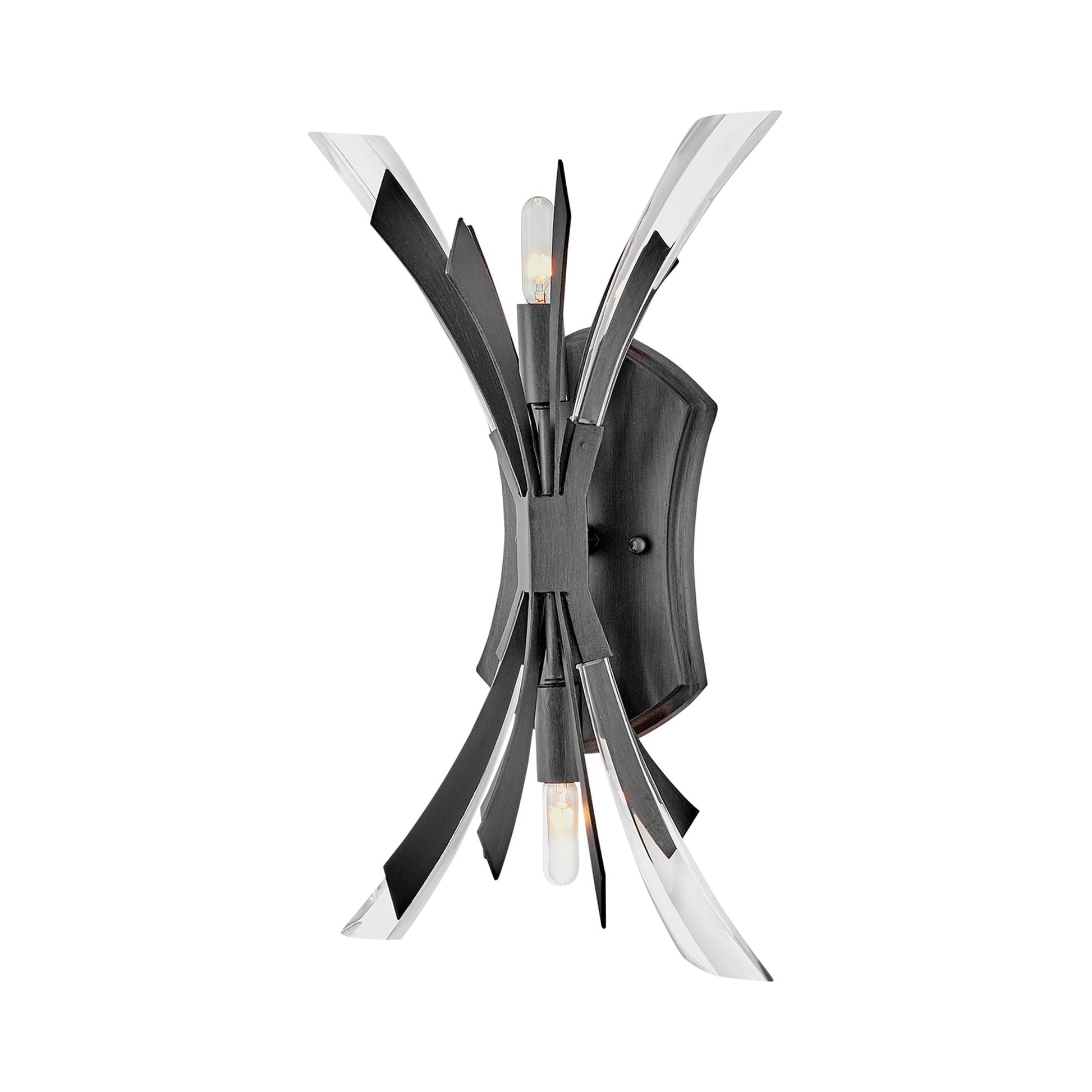 Vida Wall Light in Brushed Graphite.