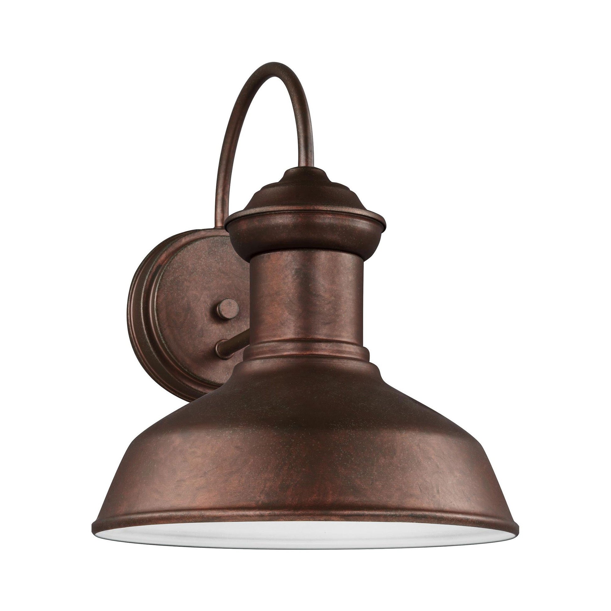 Fredricksburg Outdoor Wall Light in Weathered Copper (Small).