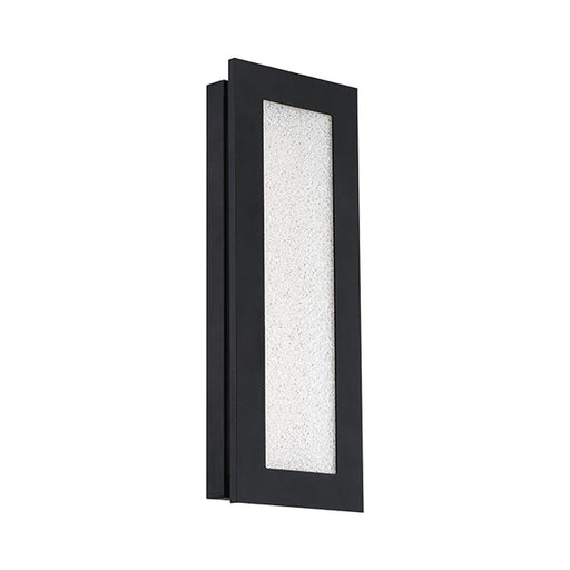 Frost Outdoor LED Wall Light in Black.