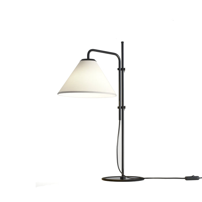 Funiculi S Fabric Table Lamp in White.