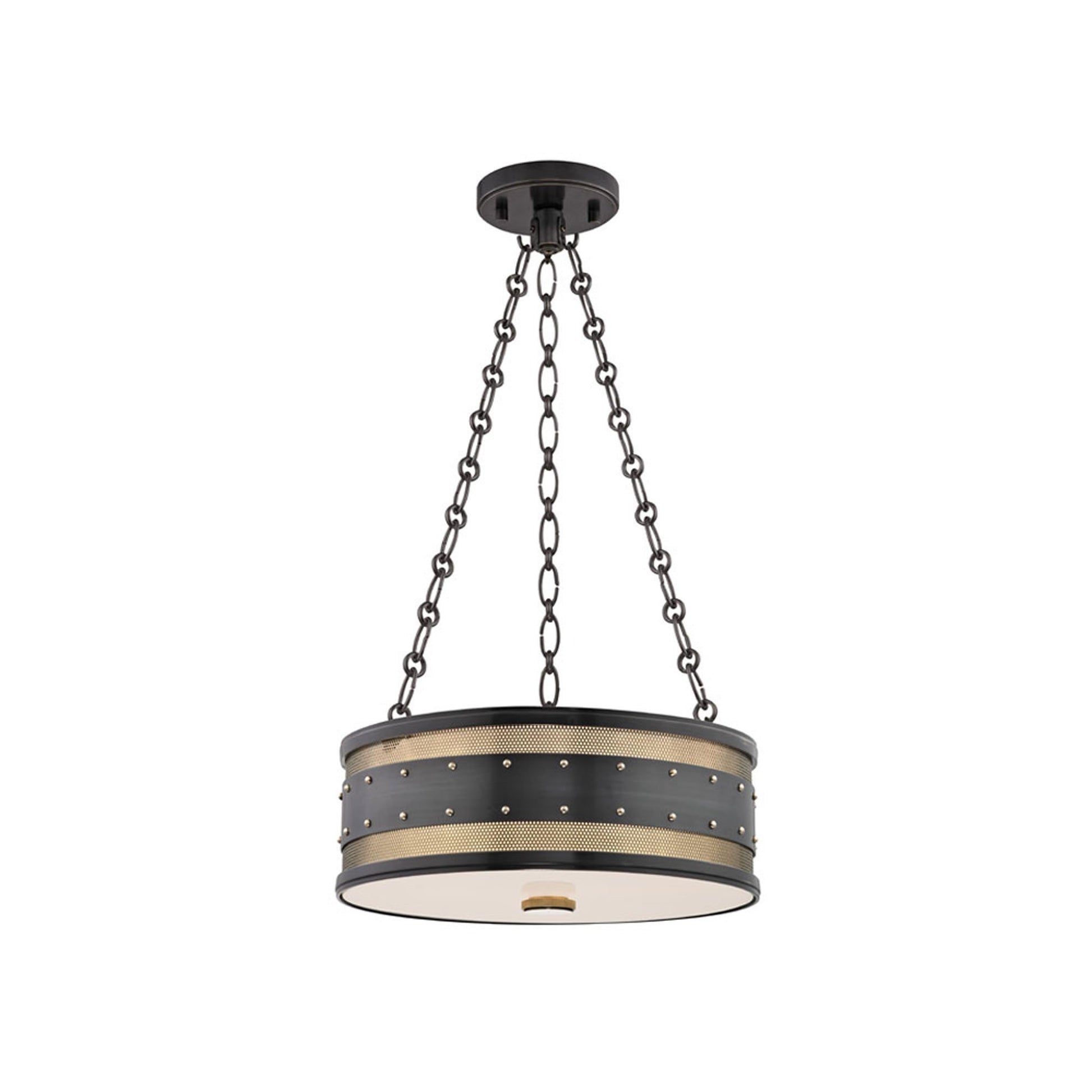 Gaines Pendant Light in Aged Brass/Old Bronze (16-Inch).