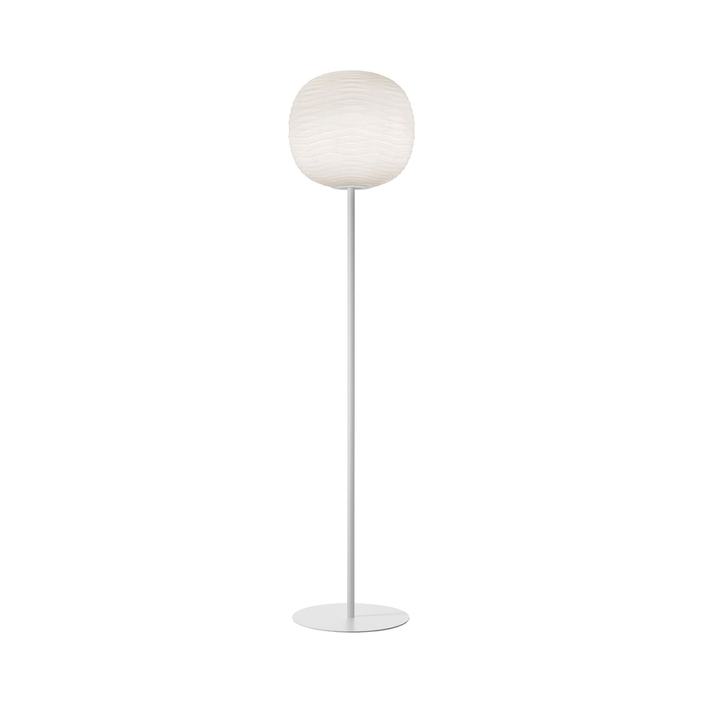 Gem Floor Lamp in White.