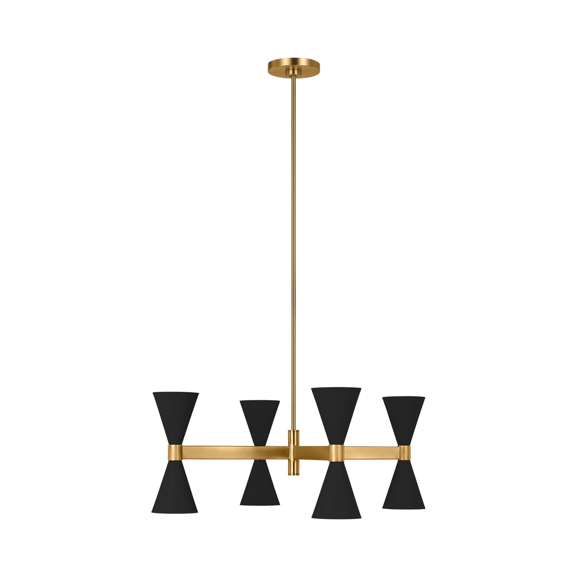 Albertine Chandelier in Midnight Black (32-Inch).