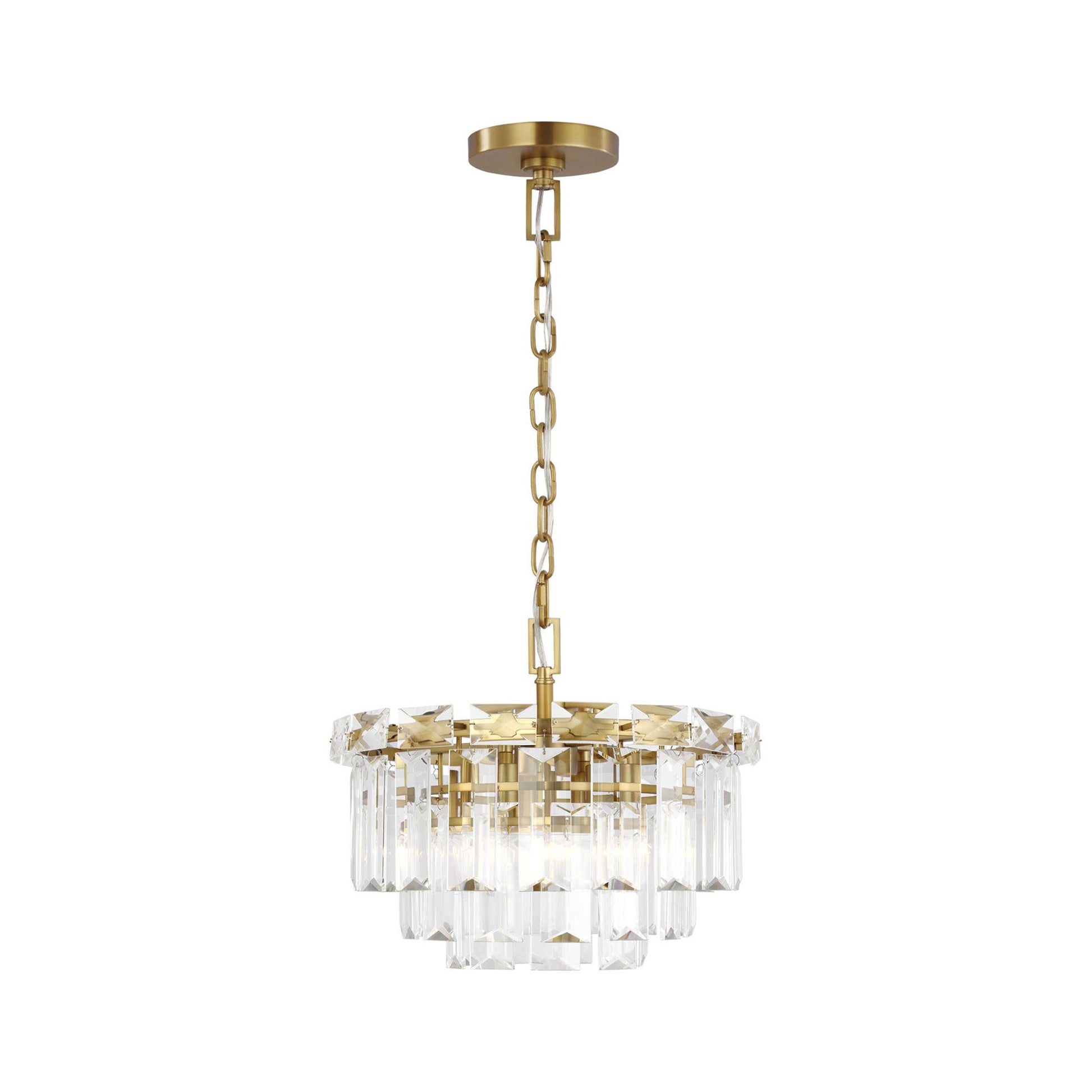 Arden Chandelier in Burnished Brass (Small).