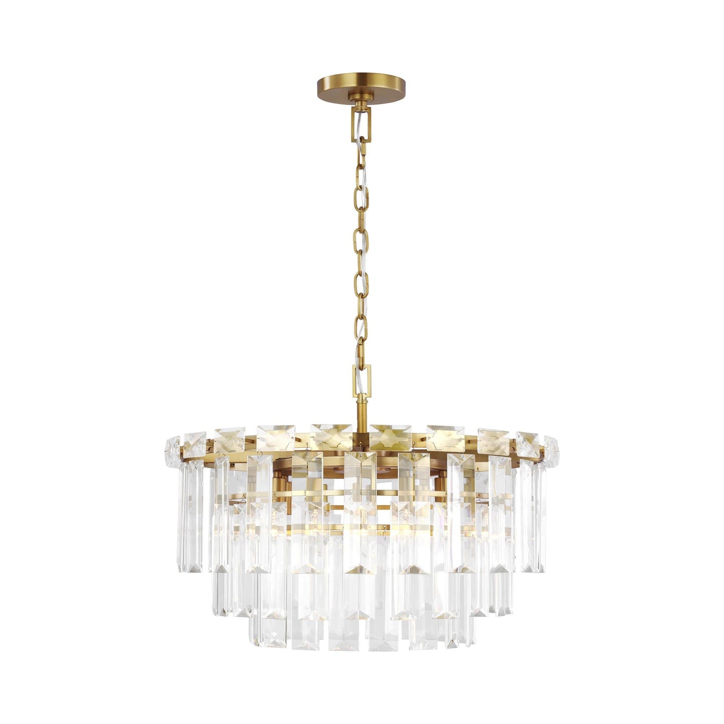 Arden Chandelier in Burnished Brass (Medium).