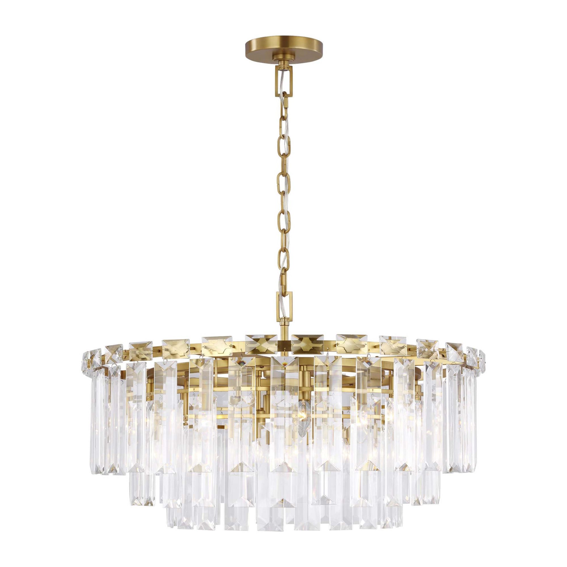 Arden Chandelier in Burnished Brass (Large).