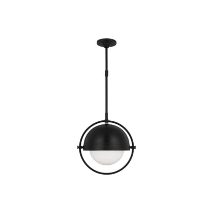Bacall Pendant Light in Aged Iron (Large).