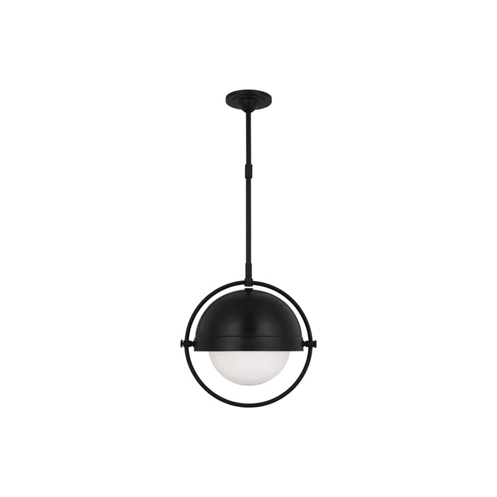 Bacall Pendant Light in Aged Iron (Large).