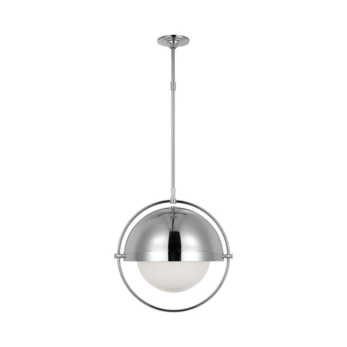 Bacall Pendant Light in Polished Nickel (X-Large).