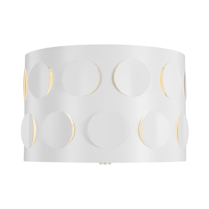 Dottie Flush Mount Ceiling Light in Polished Nickel (Small).