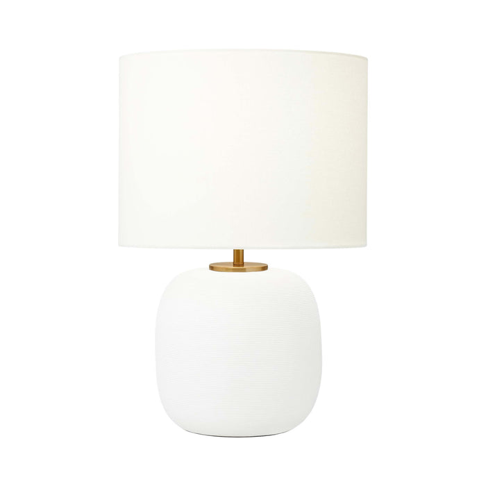 Fanny LED Table Lamp in Matte White (Wide).