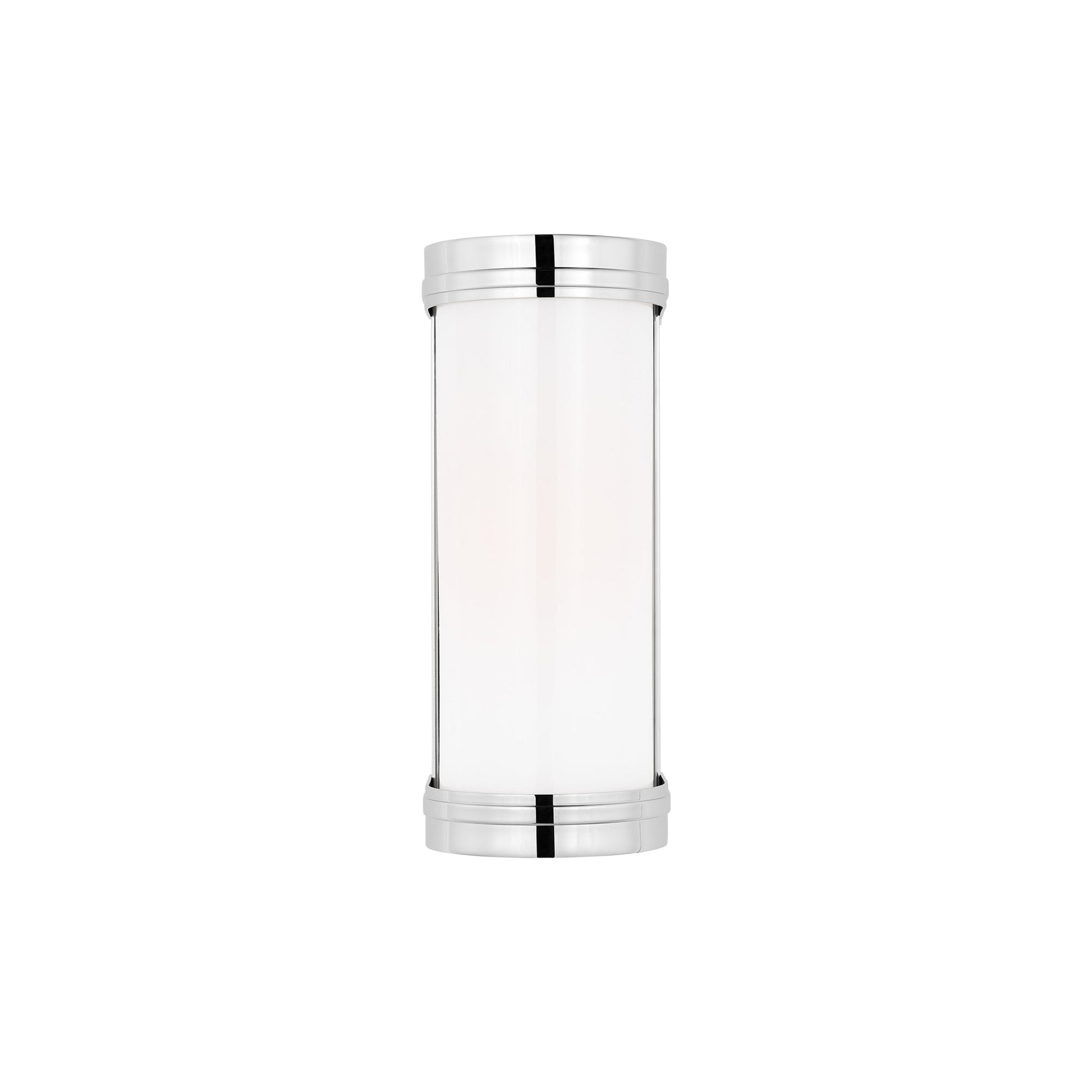 Ifran Vanity Wall Light in Polished Nickel (Small).