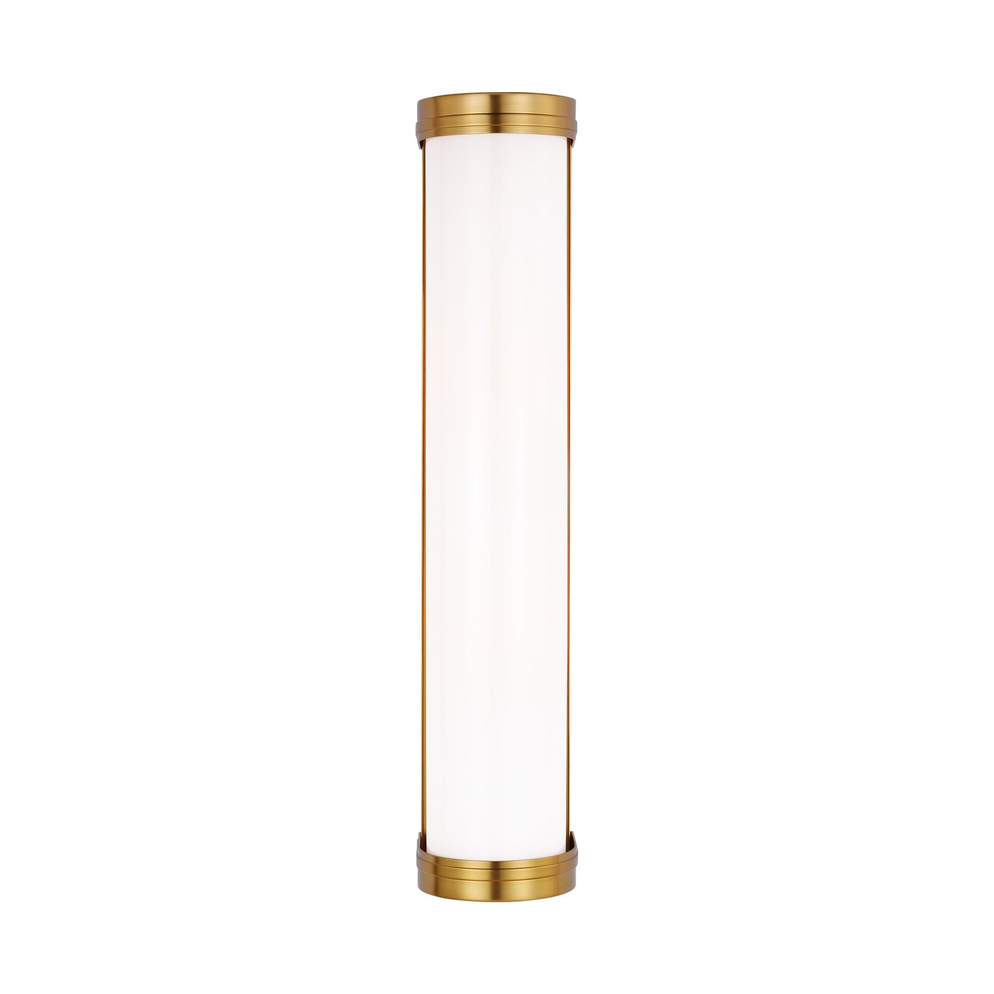 Ifran Vanity Wall Light in Burnished Brass (Large).