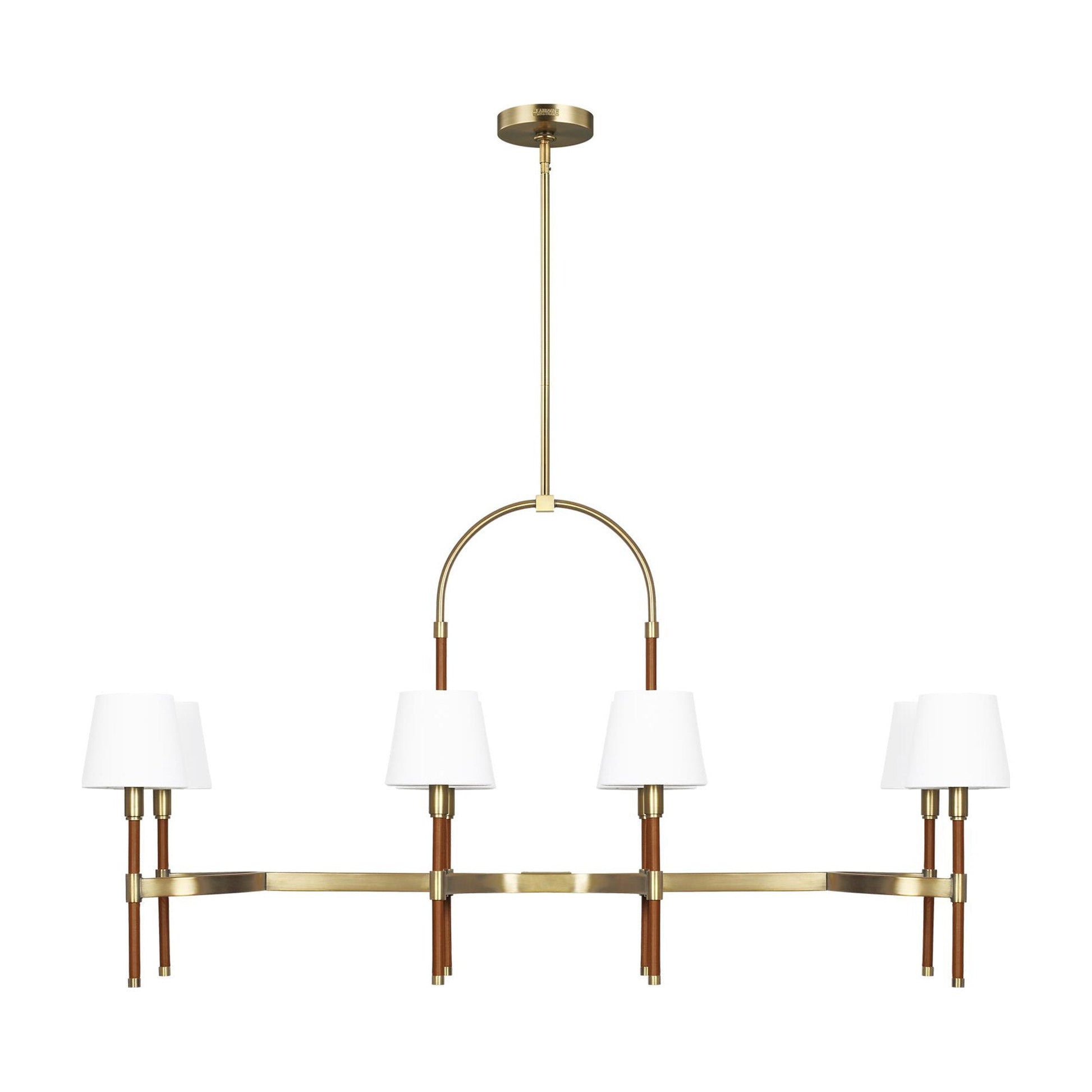 Katie Linear Chandelier in Detail.