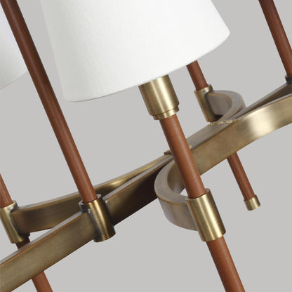 Katie Linear Chandelier in Detail.