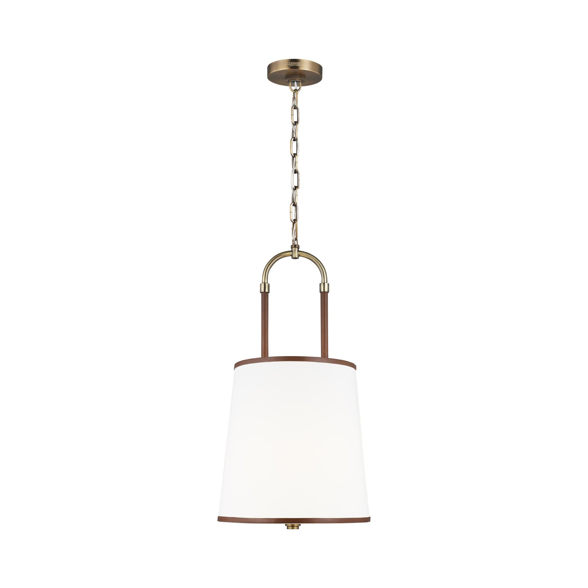 Katie Pendant Light in Time Worn Brass (Medium).