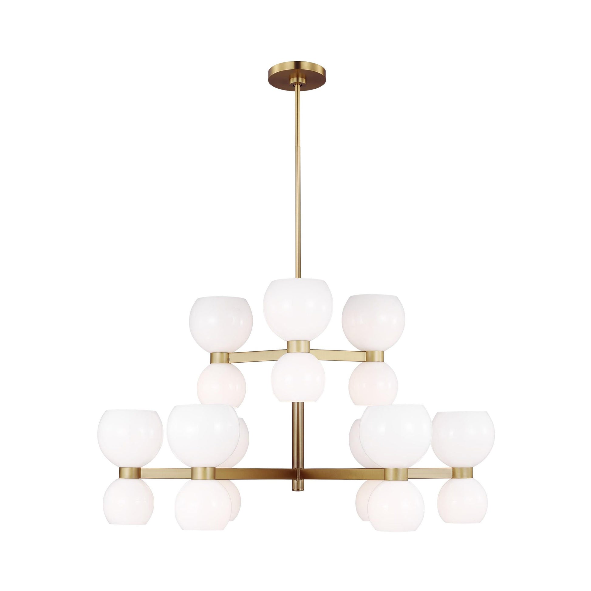 Londyn Chandelier in Milk White (Medium).