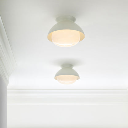 Lucerne Flush Mount Ceiling Light in entry room.