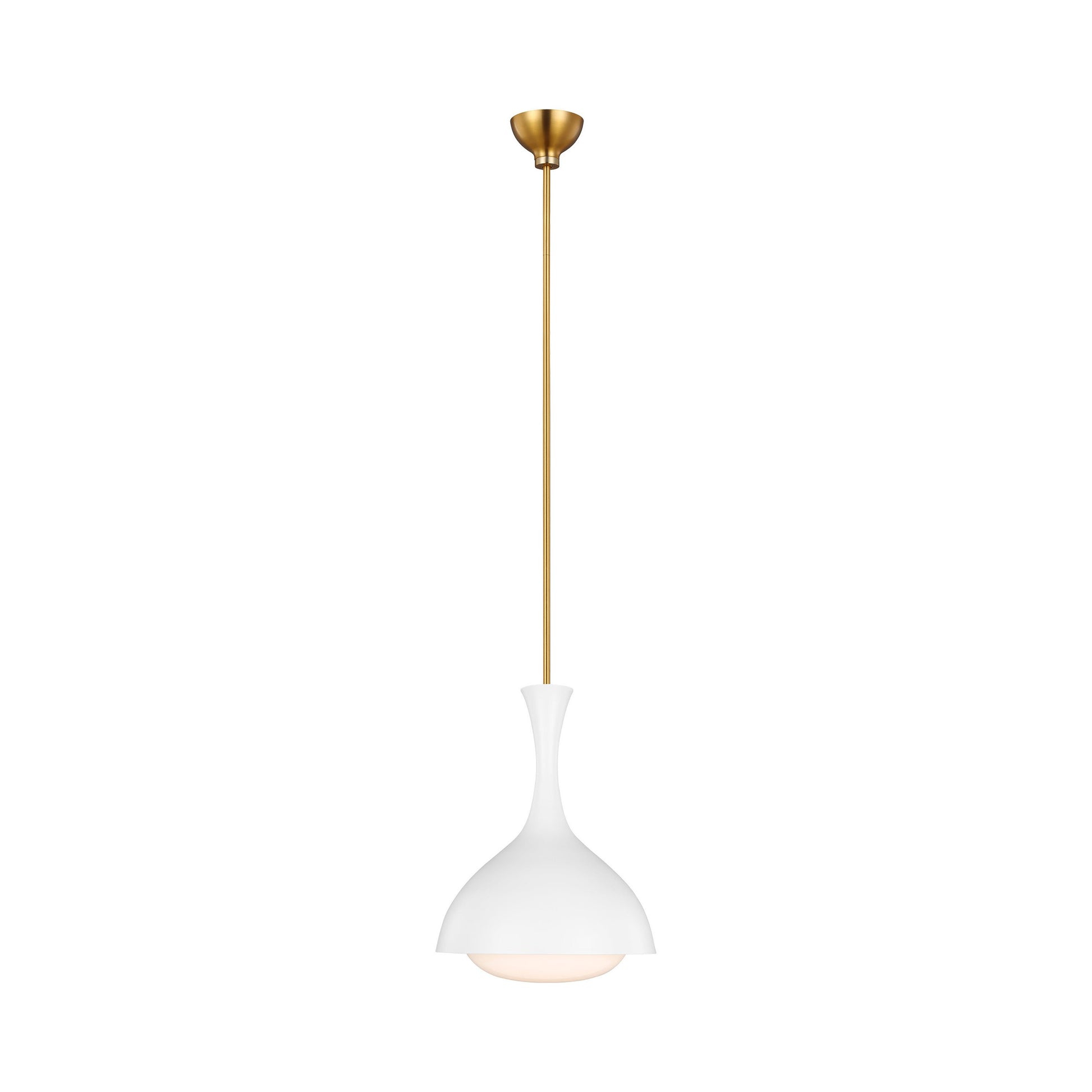 Lucerne Pendant Light in Matte White (Small).