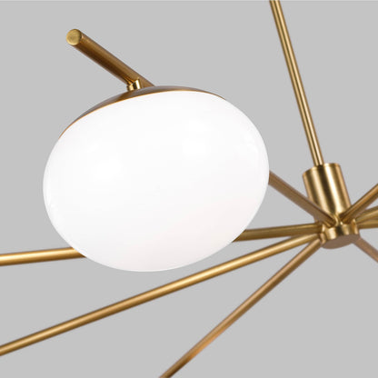 Lune LED Chandelier in Detail.