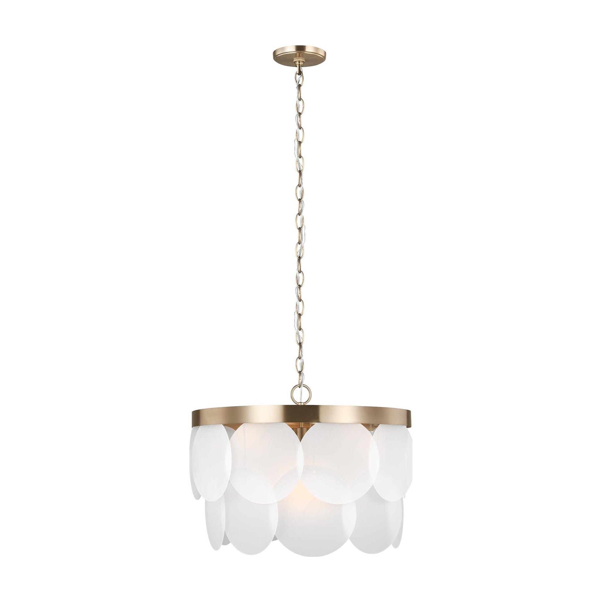 Mellita Pendant Light in Satin Brass (6-Light).