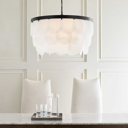 Mellita Pendant Light in living room.