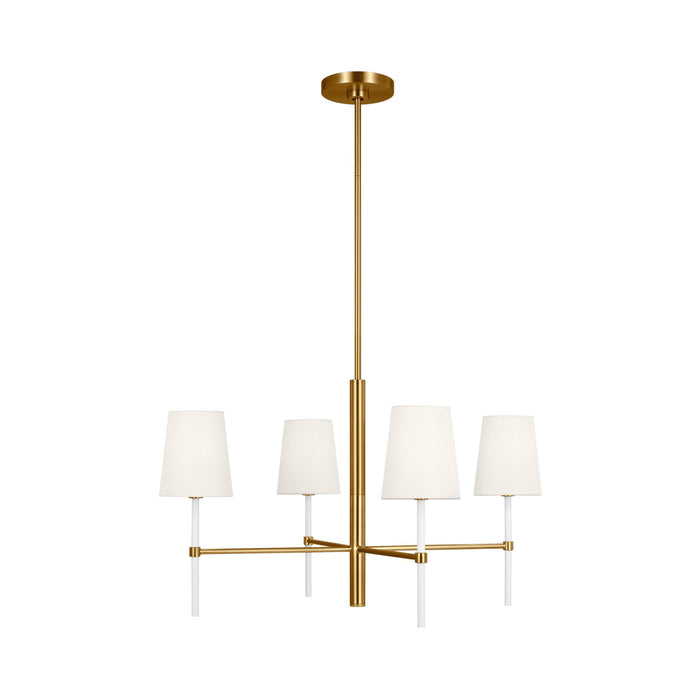 Monroe Chandelier in Burnished Brass (Small).