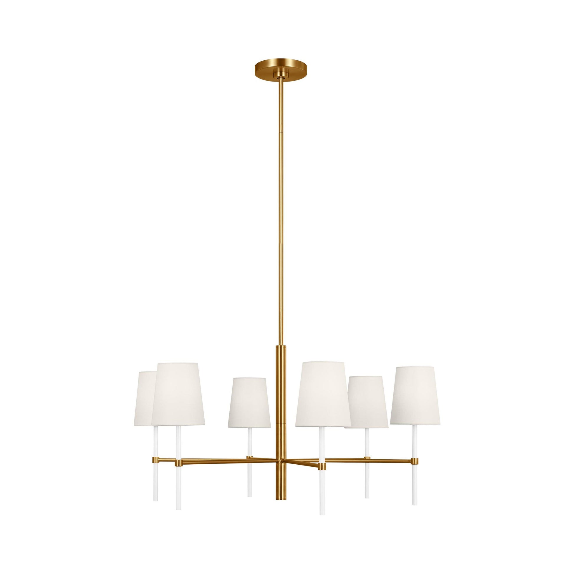 Monroe Chandelier in Burnished Brass (Medium).