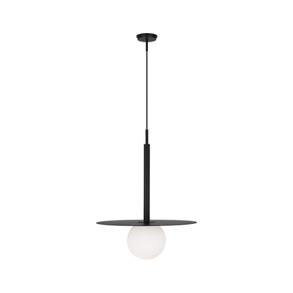 Nodes Pendant Light in Midnight Black (23.25-Inch).