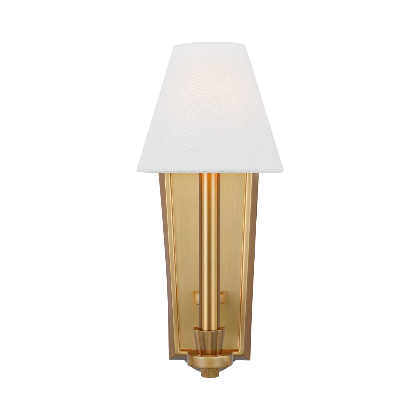 Paisley Bath Wall Light in Burnished Brass (1-Light/Tall).