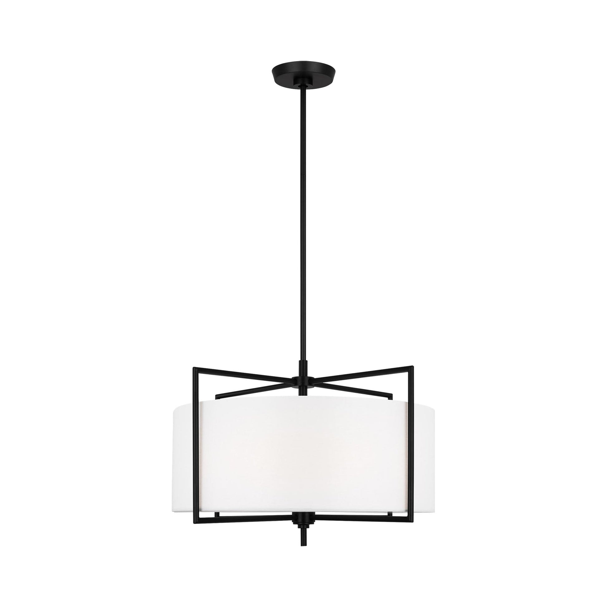 Perno Midcentury Pendant Light in Aged Iron (Medium).