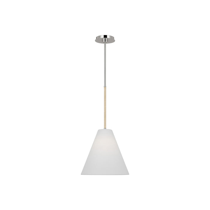 Remy Pendant Light in Polished Nickel (Small).