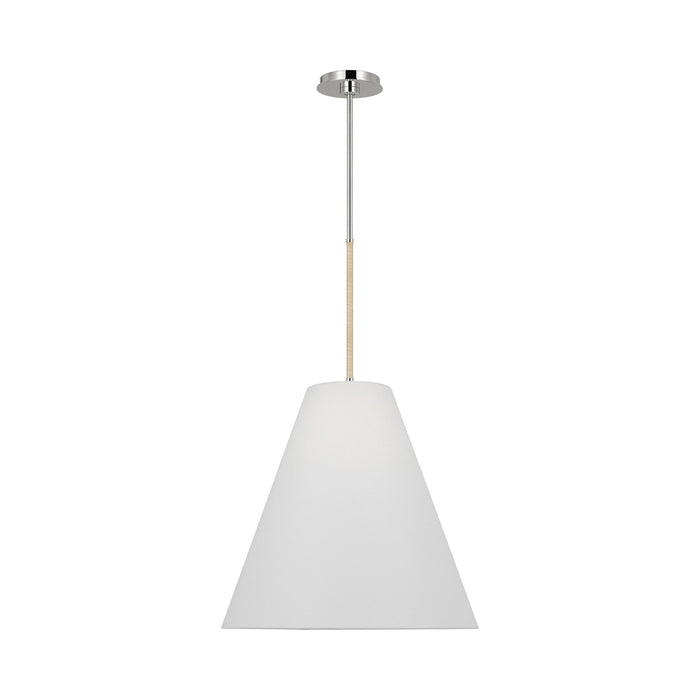 Remy Pendant Light in Polished Nickel (Large).