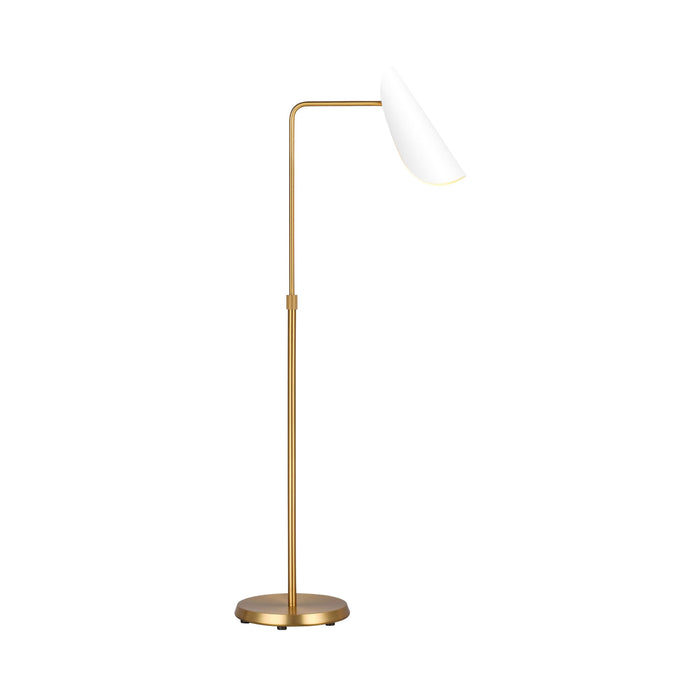 Tresa LED Floor Lamp in Matte White.