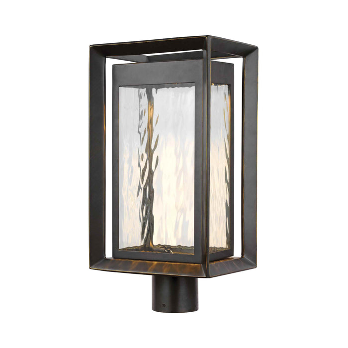Urbandale Outdoor LED Post Light in Antique Bronze.