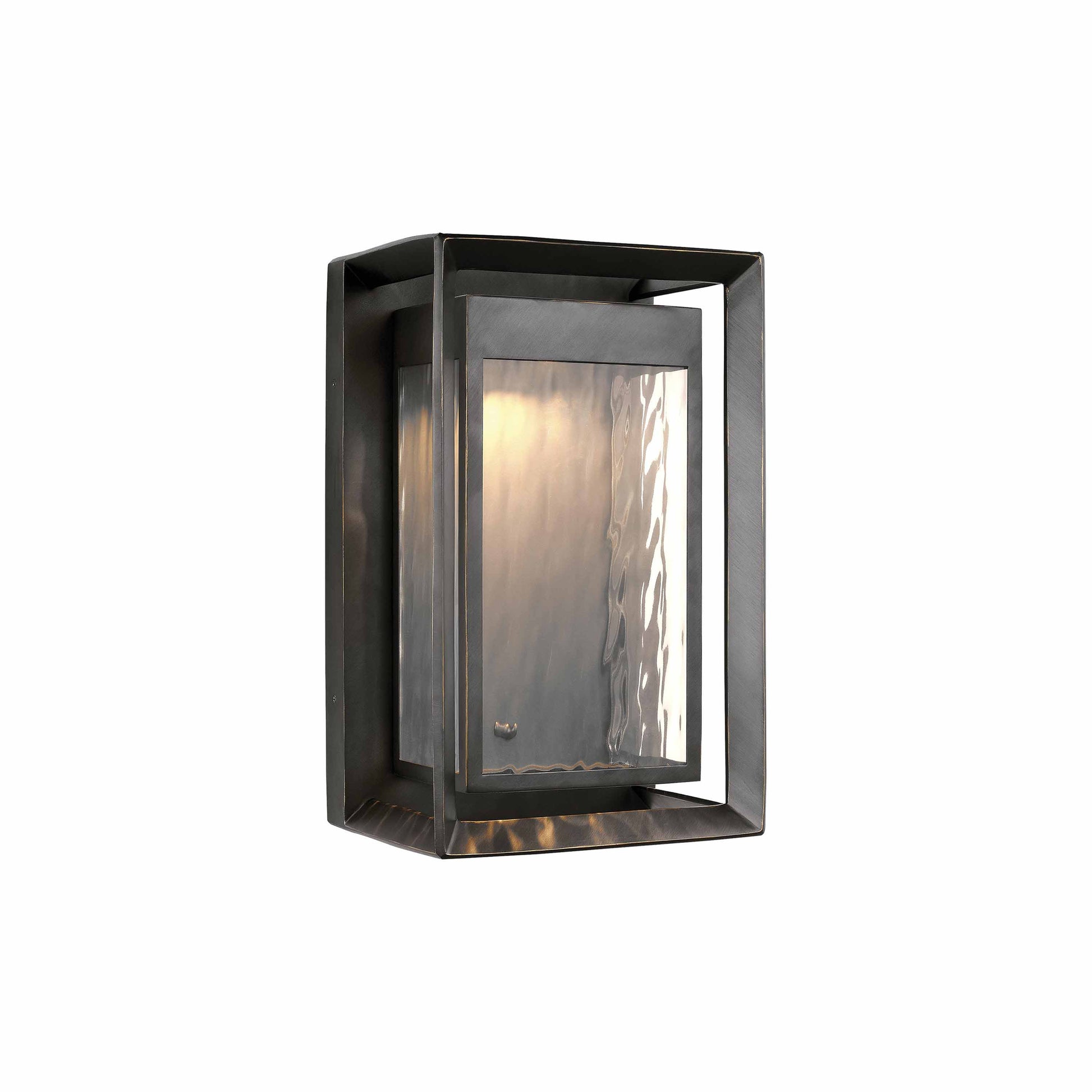 Urbandale Outdoor LED Wall Light in Antique Bronze (Large).