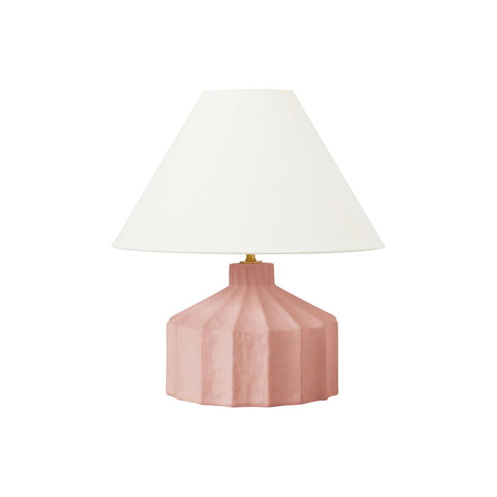 Veneto LED Table Lamp in Dusty Rose (Small).