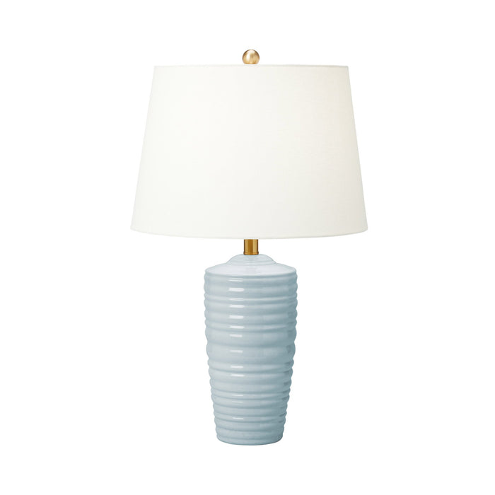Waveland LED Table Lamp in Frosted Anglia.