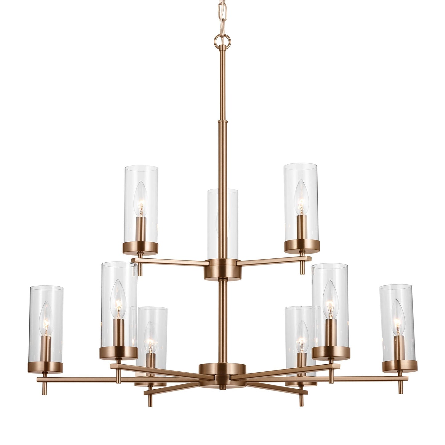 Zire Multi Tiered Chandelier in Detail.