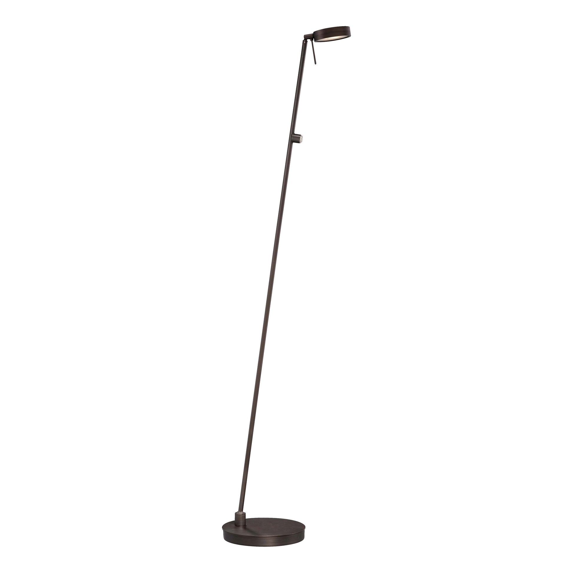 George's Reading Room P4304 LED Pharmacy Floor Lamp in Copper Bronze Patina.